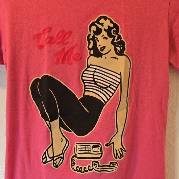 Steady Vibrant Pink Graphic Tee - Picture 3 of 4